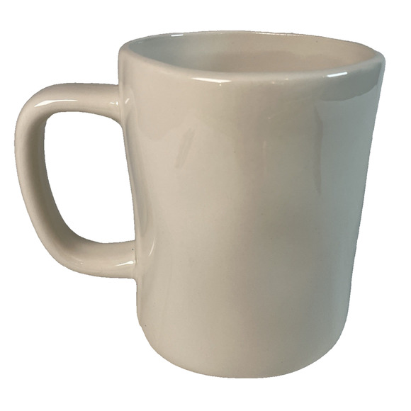 Rae Dunn Ivory Tea Ceramic Mug Artisan Collection Black Teapot Graphic 16 oz - Picture 3 of 10